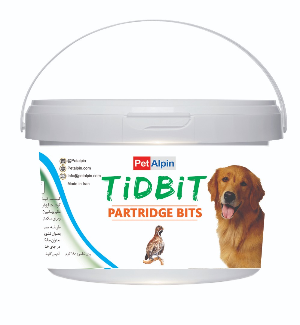 تشویقی سطلی کبک مخصوص سگ Tidbit