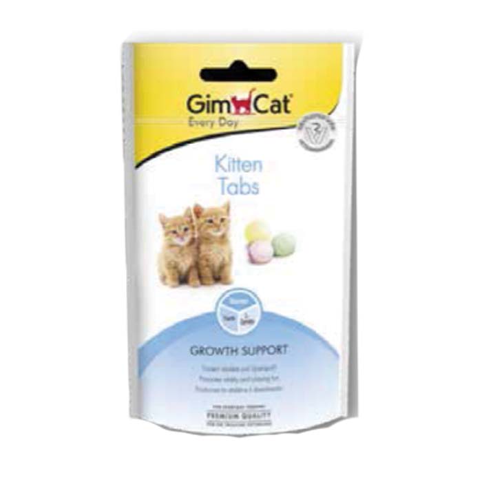 قرص مخصوص بچه گربه سرشار از تائورین و آل کارنتین GIM CAT 