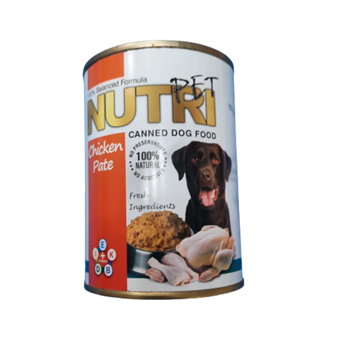 كنسرو مرغ مخصوص سگ 425 گرمي nutri