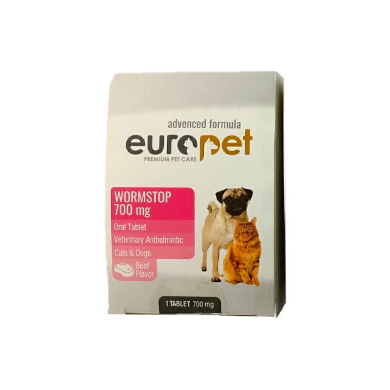 قرص ضد انگل بسته 100عددی euro pet