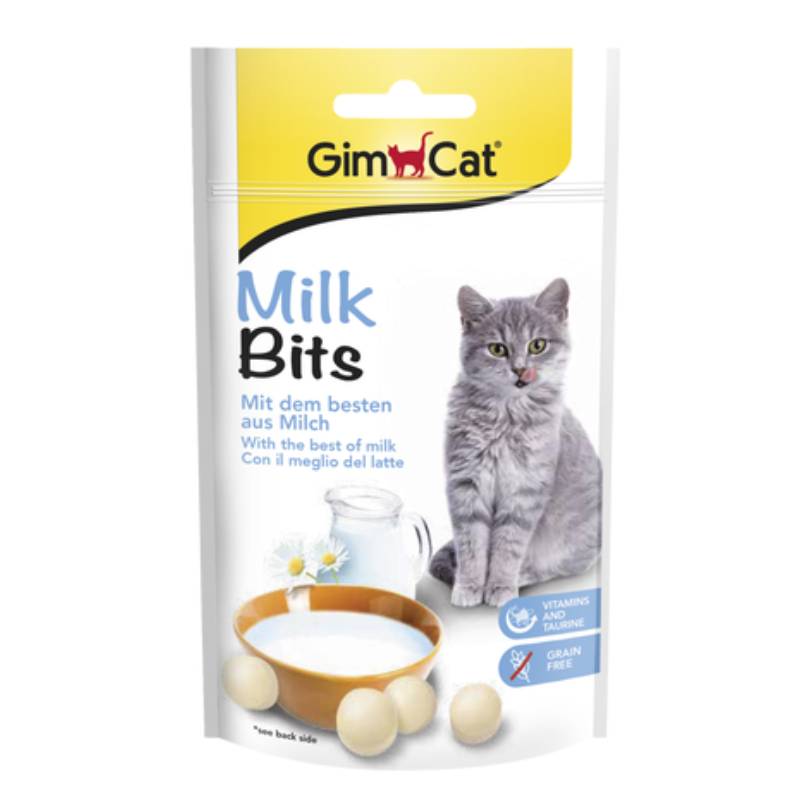 اسنک توپی 100عددی با طعم شیر مخصوص گربه Gim cat