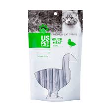 تشویقی گربه پوره گوشت اردک 100 گرمی us pet