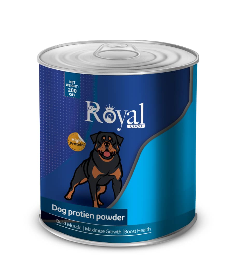 پودر پروتئين مخصوص سگ 150 گرمي Royal coco