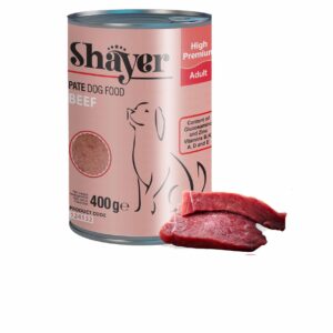 پته- کنسرو گوشت قرمز سگ 400 گرمی(کالباسی )