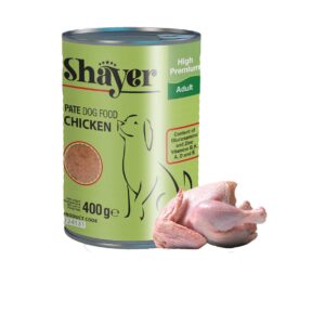 پته- کنسرو مرغ سگ 400 گرمی(سبز)
