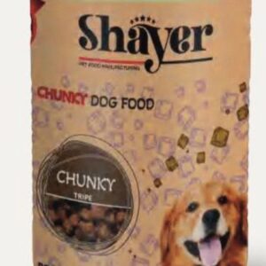 چانک سیرابی و کدو سبز با سس گوشت سگ 400 گرمی shayer