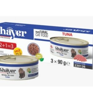 پک سه عددی نچرال گربه90گرمی_ماهی تن