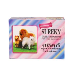 صابون سگ مناسب موهاي بلند حاوي روغن بادام sleeky 