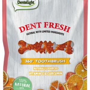 تشويقي نچرال 360 درجه اي ميوه اي حاوي فيبر بالا و پروبيوتيك طعم پرتغال dentalight