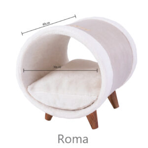 جای خواب پایه چوبی مریلند roma