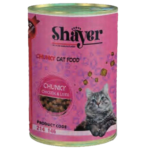 چانک مرغ و جگر با سس جگر گربه 400 گرمی shayer