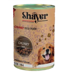 چانک سیرابی و کدو سبز با سس گوشت سگ 400 گرمی shayer
