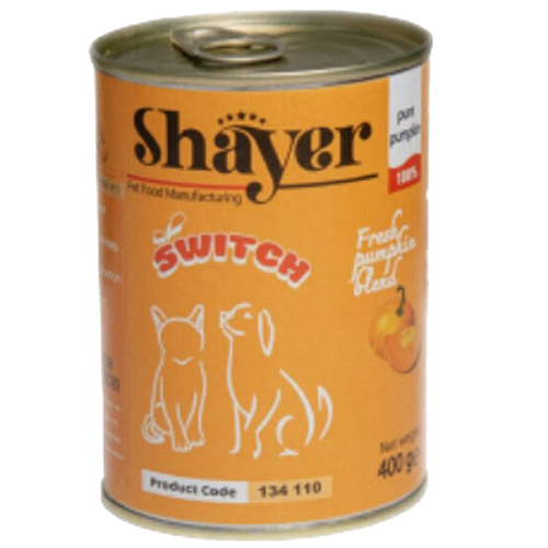 كنسرو پوره كدوحلوايي سوئيچ 400 گرمي Shayer