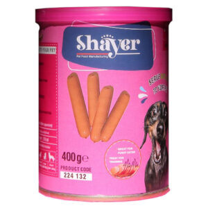 كنسرو سوسيس دودي سگ 400 گرمي shayer