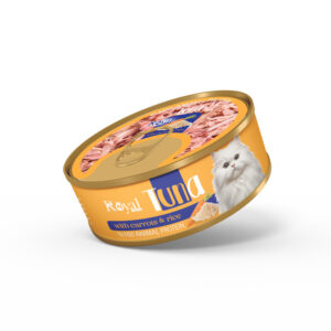 كنسرو نچرال گربه طعم ماهي تن و هويج و برنج 100 گرمي Royal coco