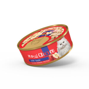 كنسرو نچرال گربه طعم مرغ و سيب 100 گرمي Royal coco