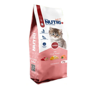 غذا خشک مخصوص گربه کیتن نوتری پلاس 2 کیلویی