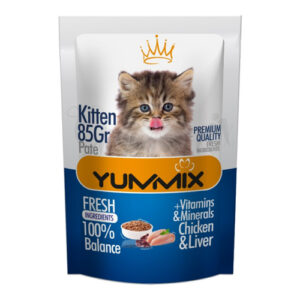 پوچ مخصوص گربه کیتن یامیکس 85 گرمی