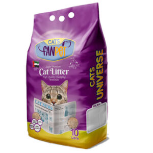 خاک کتز یونیورس کربن بنفش پودری 5 لیتری Fancat