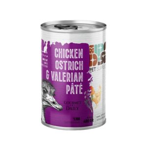 كنسرو سوپر پرميوم مرغ و شترمرغ و سنبل الطيب گربه بالغ 430 گرمي dps